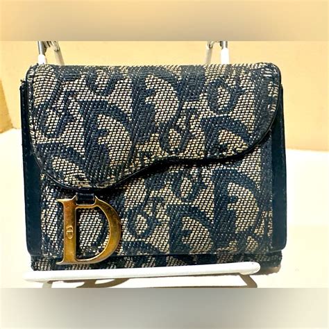 vintage dior saddle wallet paris|dior saddle denim.